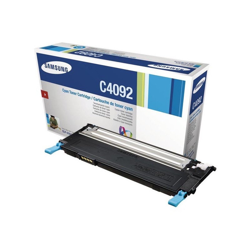 HP oryginalny toner SU005A, CLT-C4092S/ELS, cyan, 1000s, C4092, Samsung CLP-310, 315, CLX-3170, 3175, O - 1