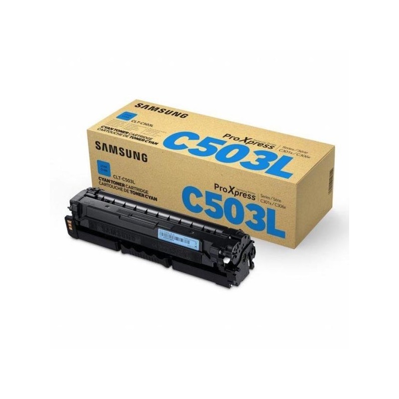 HP oryginalny toner SU014A, CLT-C503L, cyan, 5000s, C503L, high capacity, Samsung ProXpress C3060FR, C3010ND, O - 1