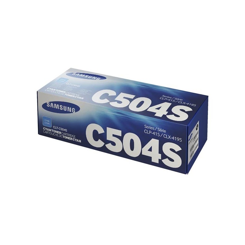 HP oryginalny toner SU025A, CLT-C504S, cyan, 1800s, C504S, Samsung CLP-415, CLX-4195, MultiXpress SL-C1453, C1454, Xp, O - 1