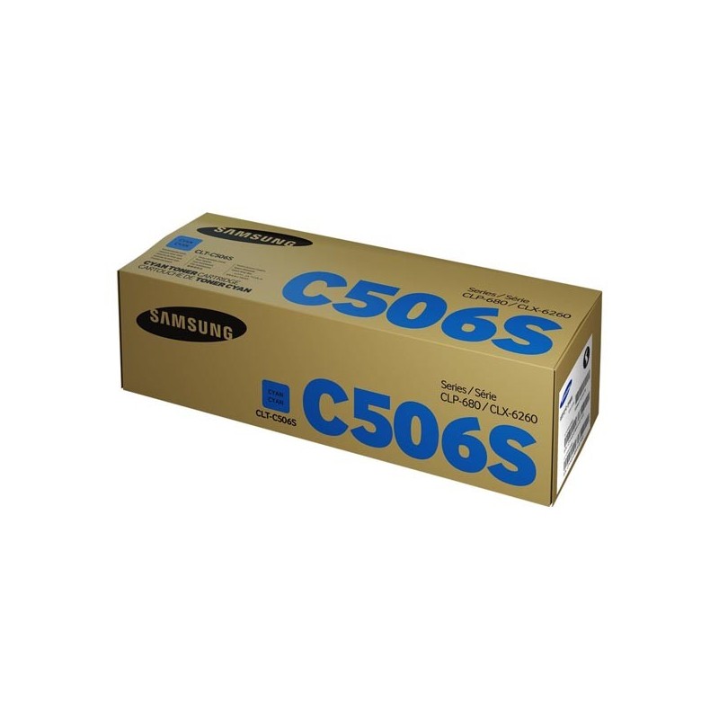 HP oryginalny toner SU047A, CLT-C506S, cyan, 1500s, C506S, Samsung CLP-680DW, CLP-680ND, CLX-6260, O - 1