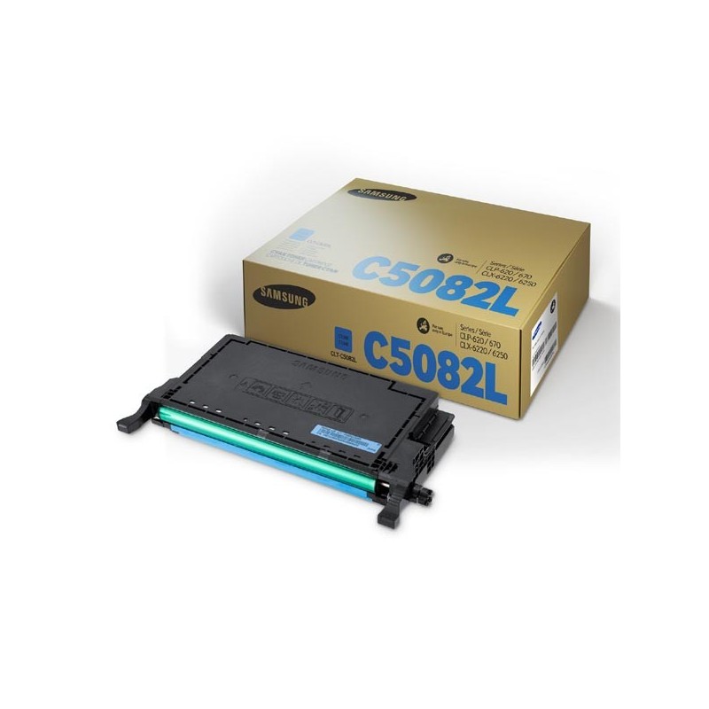 HP oryginalny toner SU055A, CLT-C5082L, cyan, 4000s, C5082L, high capacity, Samsung CLP-620, CLP-670, CLX-6220, CLX-6250, O - 1