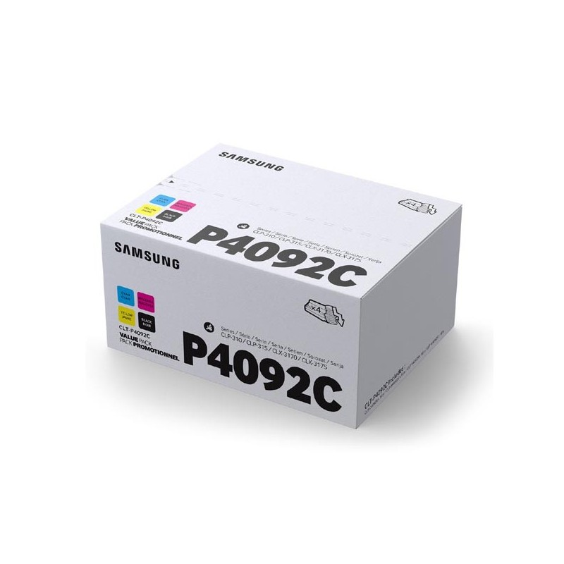 HP oryginalny toner SU392A, CLT-P4092C, CMYK, 1500, 3*1000s, P4092C, 4 pack, Samsung CLX-3170, CLX-3175, CLX-3176, CLX-4175, O -