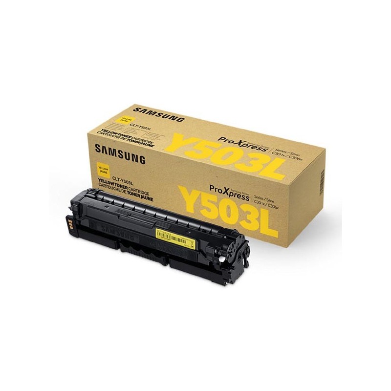 HP oryginalny toner SU491A, CLT-Y503L, yellow, 5000s, Y503L, high capacity, Samsung ProXpress C3060FR, C3010ND, O - 1