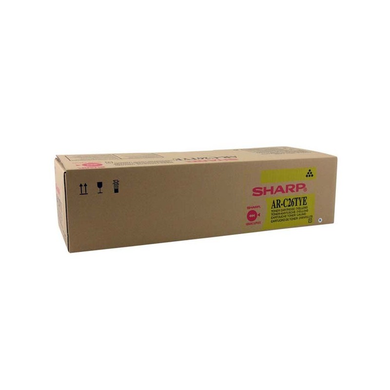 Sharp oryginalny toner AR-C26TYE, yellow, 5500s, Sharp AR-C172M, 170M, 262M, O - 1