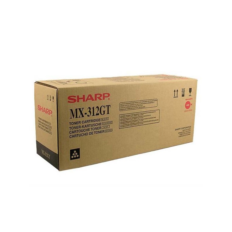 Sharp oryginalny toner MX-312GT, black, 25000s, Sharp MX-M260, M260N, M310, M310N, O - 1