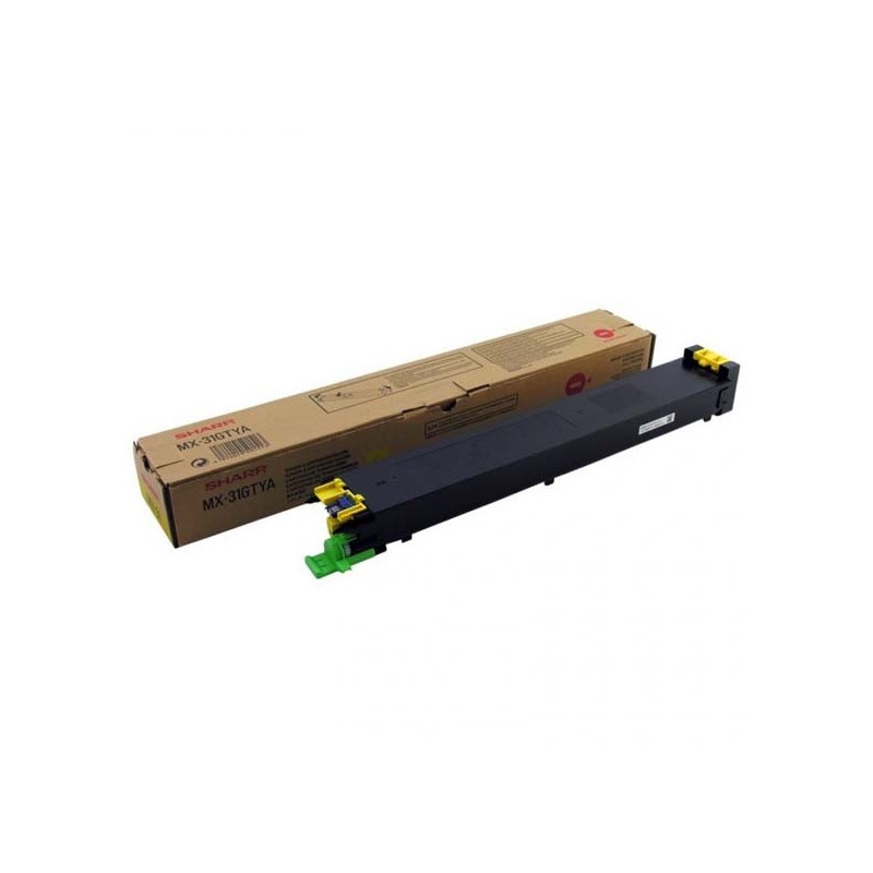Sharp oryginalny toner MX-31GTYA, yellow, 15000s, Sharp MX 2301N, 2600N, 3100N, 4100N, 4101N, 5000N, 5001N, O - 1