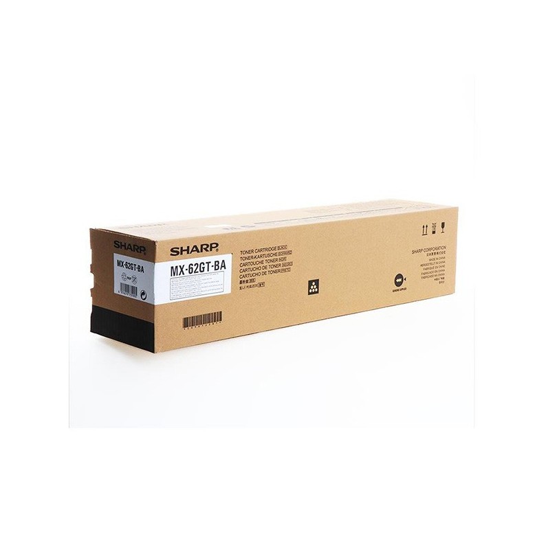 Sharp oryginalny toner MX-62GTBA, black, 65000s, Sharp MX-6240N, 7040N, O - 1