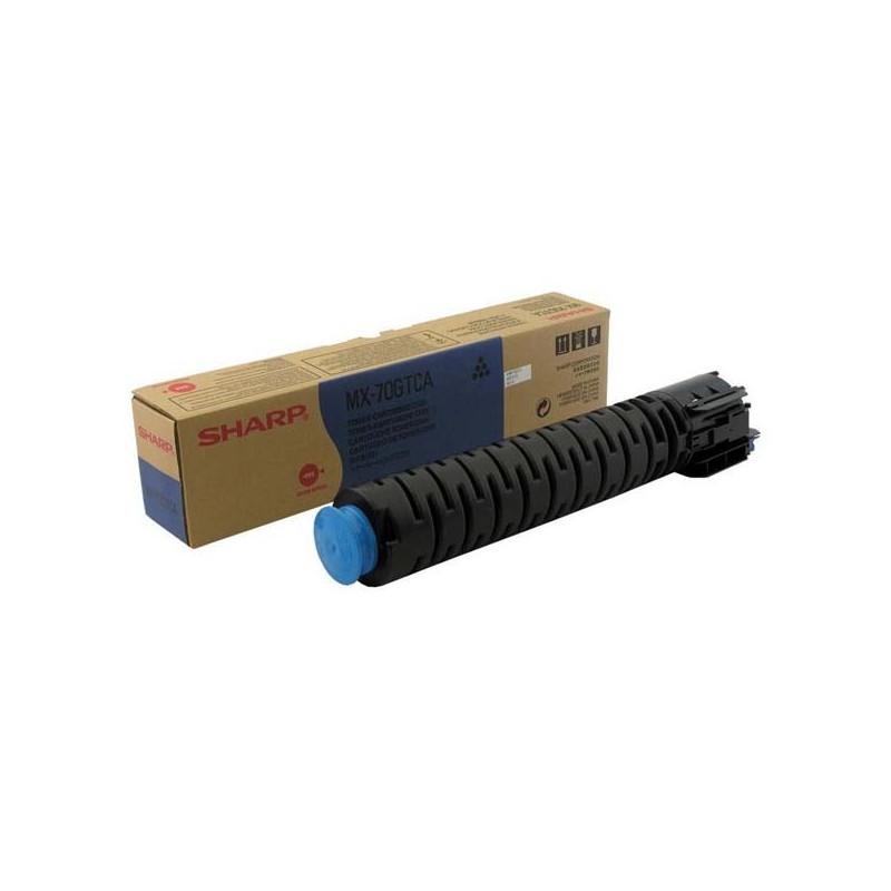 Sharp oryginalny toner MX-70GTCA, cyan, 32000s, Sharp MX-5500N, 6200N, 7000N, O - 1