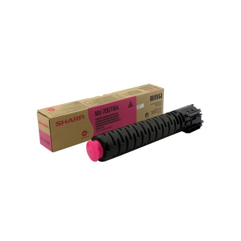 Sharp oryginalny toner MX-70GTMA, magenta, 32000s, Sharp MX-5500N, 6200N, 7000N, O - 1