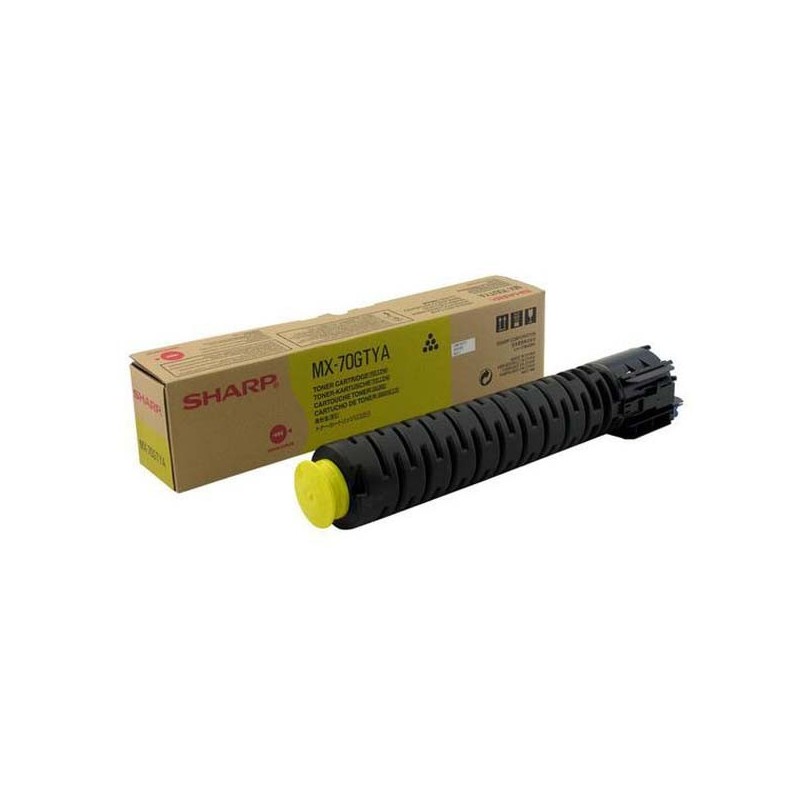 Sharp oryginalny toner MX-70GTYA, yellow, 32000s, Sharp MX-5500N, 6200N, 7000N, O - 1