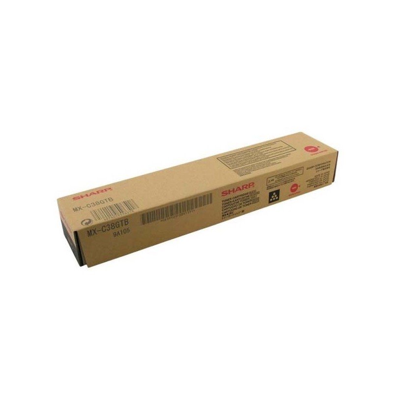 Sharp oryginalny toner MX-C38GTB, black, 10000s, Sharp MXC 310, 311, 380, 381, O - 1