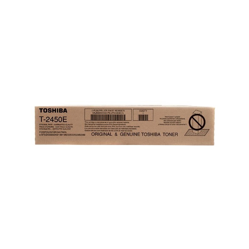 Toshiba oryginalny toner T2450E, black, 24000s, 6AJ00000088, 6AJ00000216, Toshiba e-Studio 195, 223, O - 1