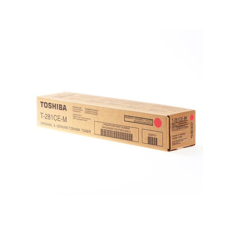 Toshiba oryginalny toner T281CEM, magenta, 10000s, 6AK00000047, Toshiba e-Studio 281c, 351e, 451e, O - 1