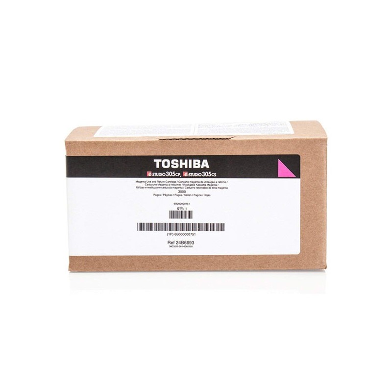 Toshiba oryginalny toner T305PMR, magenta, 3000s, Toshiba e-Studio 305 CP, 305 CS, 306 CS, 900g, O - 1