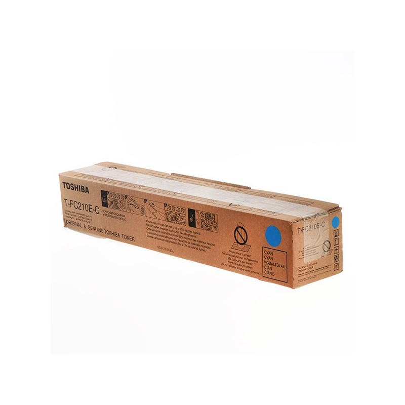 Toshiba oryginalny toner T-FC210EC, 6AJ00000159, cyan, 33600s, Toshiba e-STUDIO 2010 AC, 2510 AC, O - 1