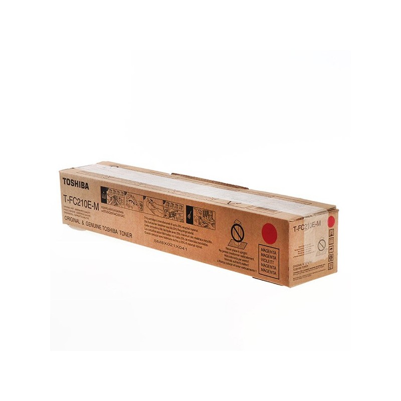 Toshiba oryginalny toner T-FC210EM, 6AJ00000165, magenta, 33600s, Toshiba e-STUDIO 2010 AC, 2510 AC, O - 1