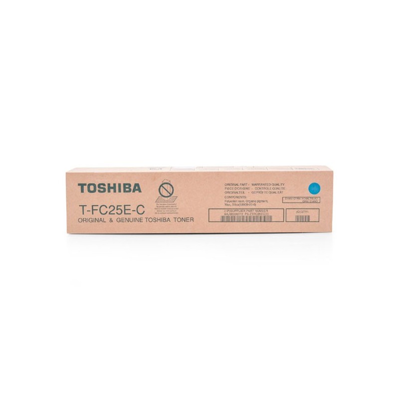 Toshiba oryginalny toner TFC25EC, cyan, 26800s, 6AJ00000072, Toshiba e-Studio 2040c, 2540c, 3040c, 3540c, 4540c, O - 1