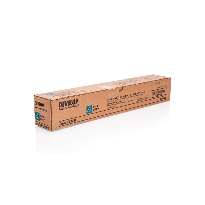 Develop oryginalny toner A8DA4D0, cyan, 26000s, TN-324C, Develop Ineo +258, +308, +368, O - 1