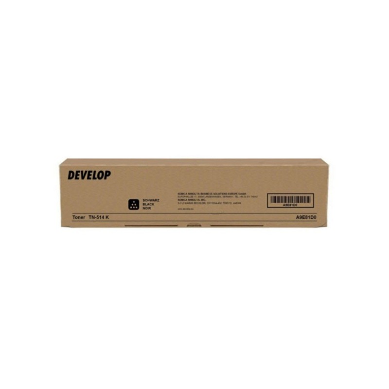 Develop oryginalny toner A9E81D0, black, 28000s, TN-514B, Develop Ineo+ 458, ineo+ 558, ineo+ 658, O - 1