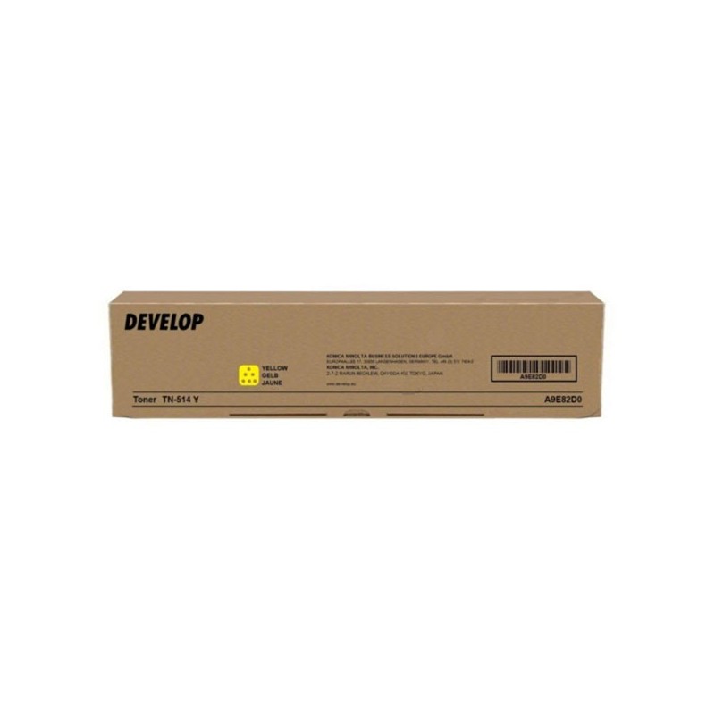Develop oryginalny toner A9E82D0, yellow, 26000s, TN-514Y, Develop Ineo+ 458, ineo+ 558, ineo+ 658, O - 1