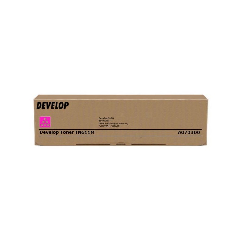 Develop oryginalny toner A0703D0, magenta, 27000s, TN-611M, Develop Ineo +550, +650, O - 1