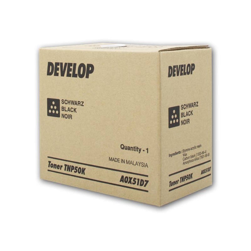 Develop oryginalny toner A0X51D7, black, 5000s, TNP-50K, Develop Ineo +3100P, O - 1