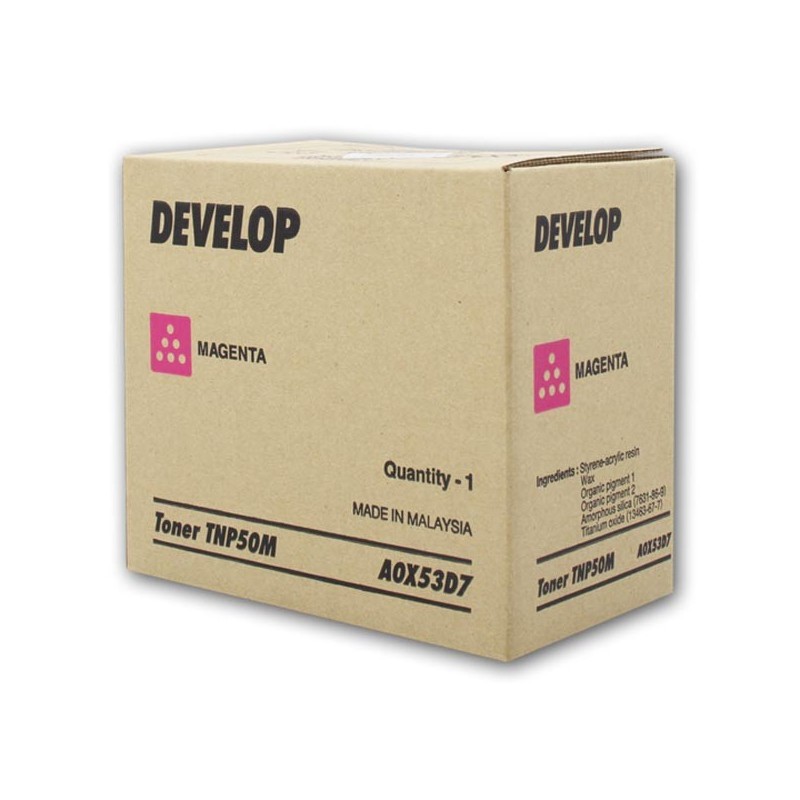 Develop oryginalny toner A0X53D7, magenta, 5000s, TNP-50M, Develop Ineo +3100P, O - 1