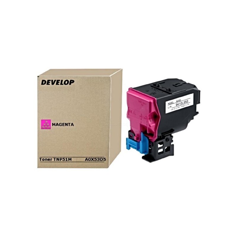 Develop oryginalny toner A0X53D5, magenta, 5000s, TNP51M, Develop Ineo +3110, O - 1