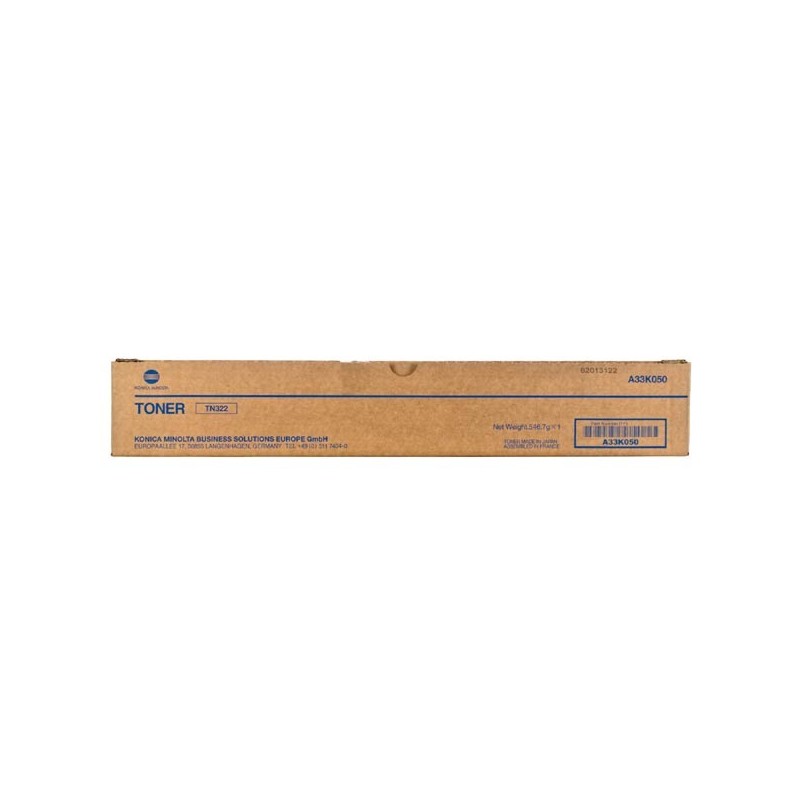 Konica Minolta oryginalny toner A33K050, black, 28800s, TN-322, Konica Minolta Bizhub 224e, 284e, 364e, O - 1