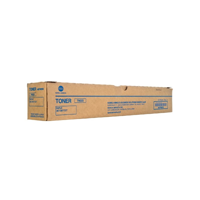 Konica Minolta oryginalny toner A87M050, black, 23000s, TN-323, Konica Minolta Bizhub 227, 287, 367, O - 1