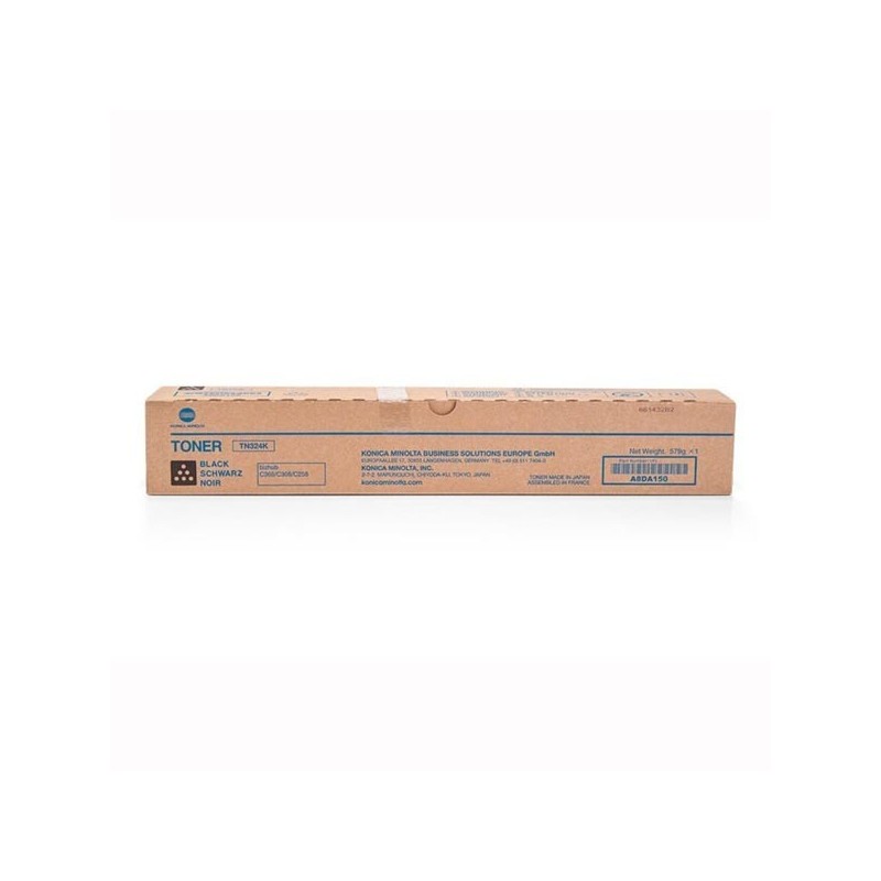 Konica Minolta oryginalny toner A8DA150, black, 28000s, TN324K, Konica Minolta Bizhub C258,C308,C368, O - 1
