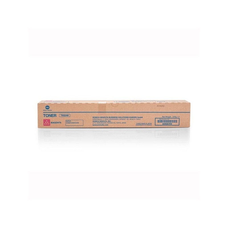 Konica Minolta oryginalny toner A8DA350, magenta, 26000s, TN324M, Konica Minolta Bizhub C258,C308,C368, O - 1