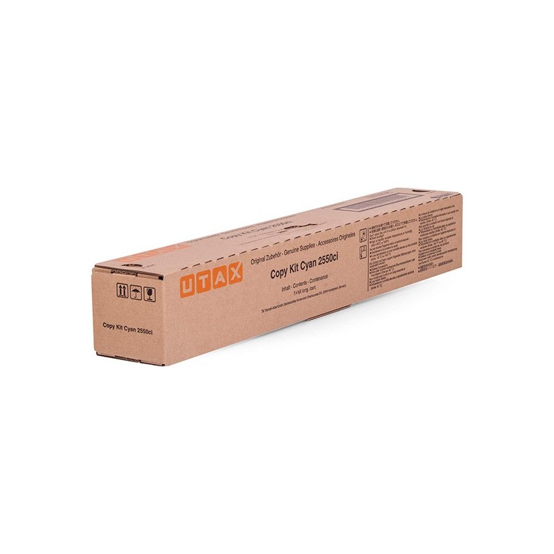 Utax oryginalny toner 662510011, cyan, 6000s, Utax 2550ci, O - 1