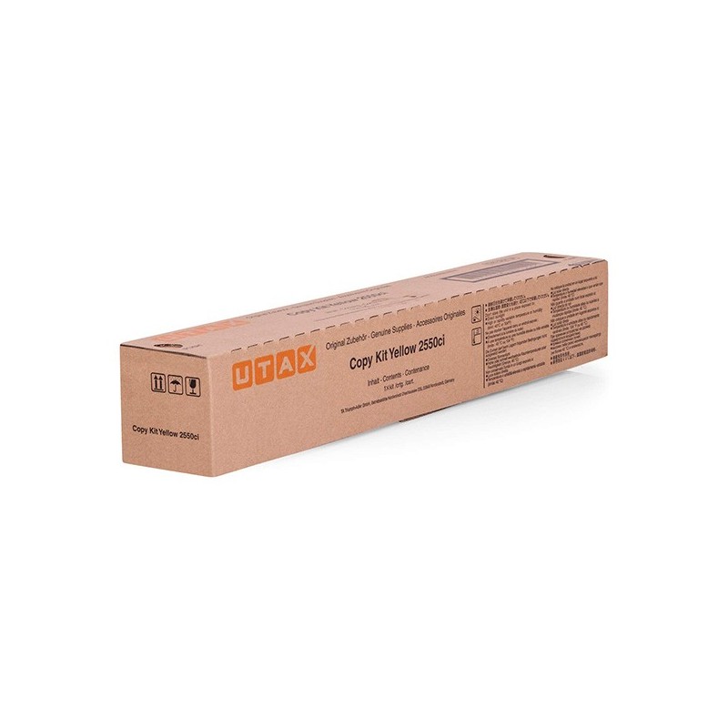 Utax oryginalny toner 662510014, yellow, 6000s, Utax 2550ci, O - 1