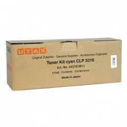 Utax oryginalny toner 4431610011, cyan, 4000s, Utax CLP 3316, Triumph Adler 4316, O - 1
