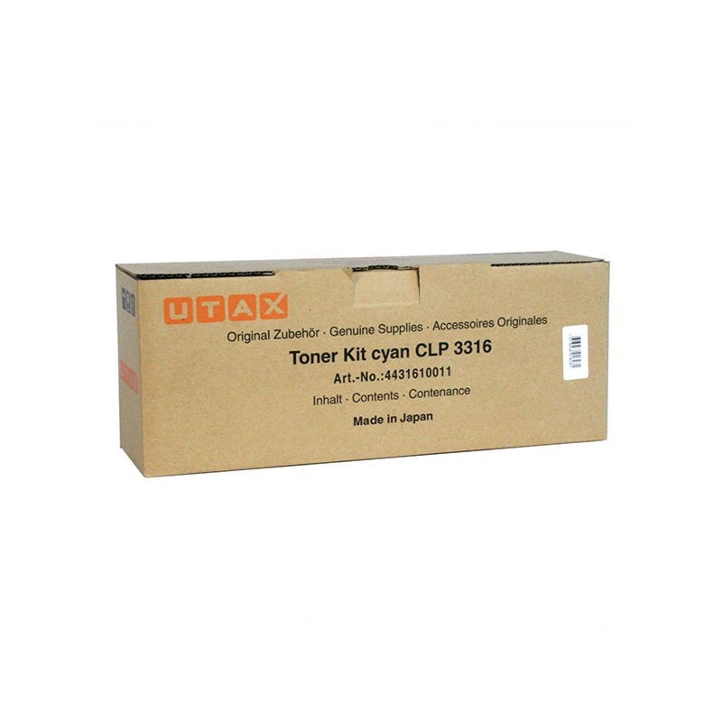 Utax oryginalny toner 4431610011, cyan, 4000s, Utax CLP 3316, Triumph Adler 4316, O - 1