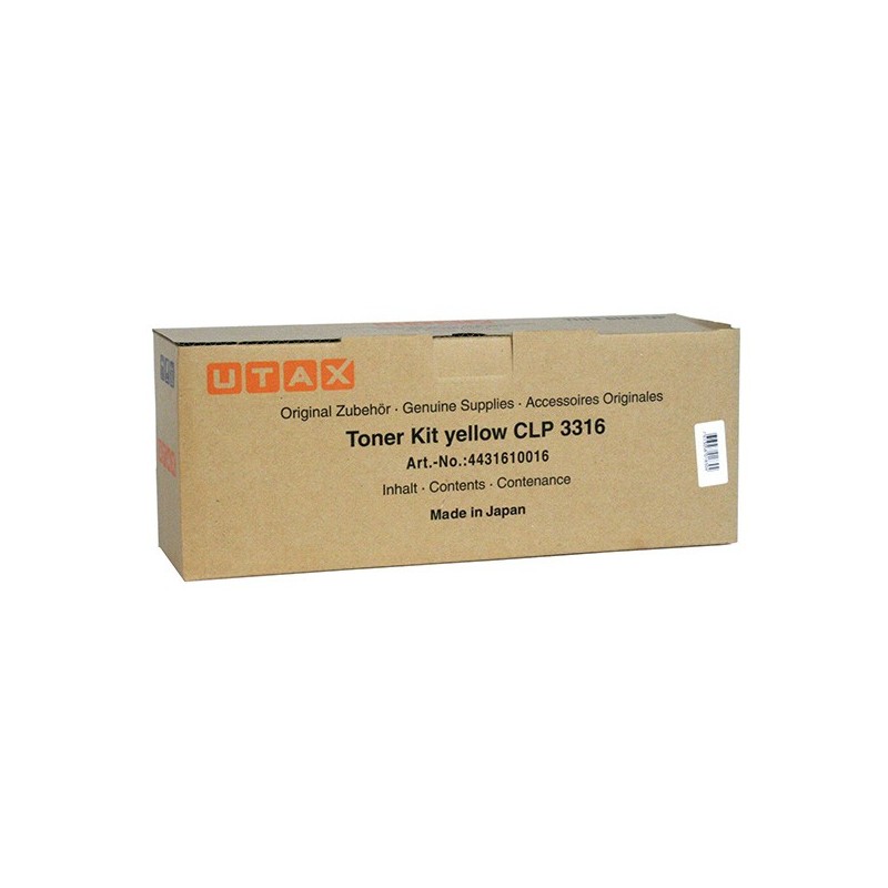 Utax oryginalny toner 4431610016, yellow, 4000s, Utax CLP 3316, Triumph Adler 4316, O - 1