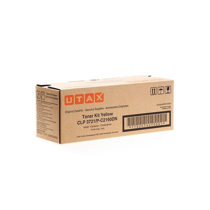 Utax oryginalny toner 4472110016, yellow, 2800s, Utax CLP3721, O - 1
