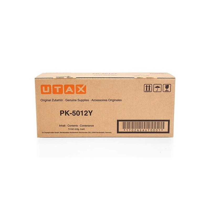 Utax oryginalny toner 1T02NSAUT0, yellow, 10000s, PK-5012Y, Utax P-C3560DN, P-C3560i, P-C3565i, O - 1