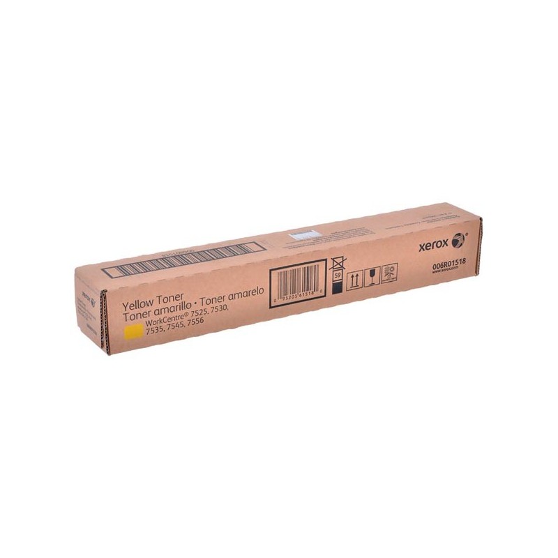 Xerox oryginalny toner 006R01518, yellow, 15000s, Xerox WorkCentre 7525, 7530, O - 1