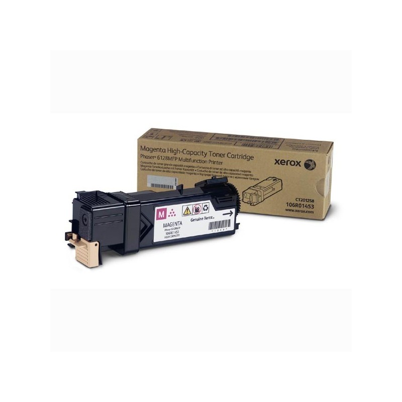 Xerox oryginalny toner 106R01457, magenta, 2500s, Xerox Phaser 6128MFP, O - 1