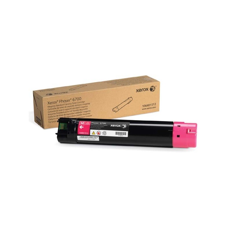 Xerox oryginalny toner 106R01512, magenta, 5000s, Xerox Phaser 6700, O - 1