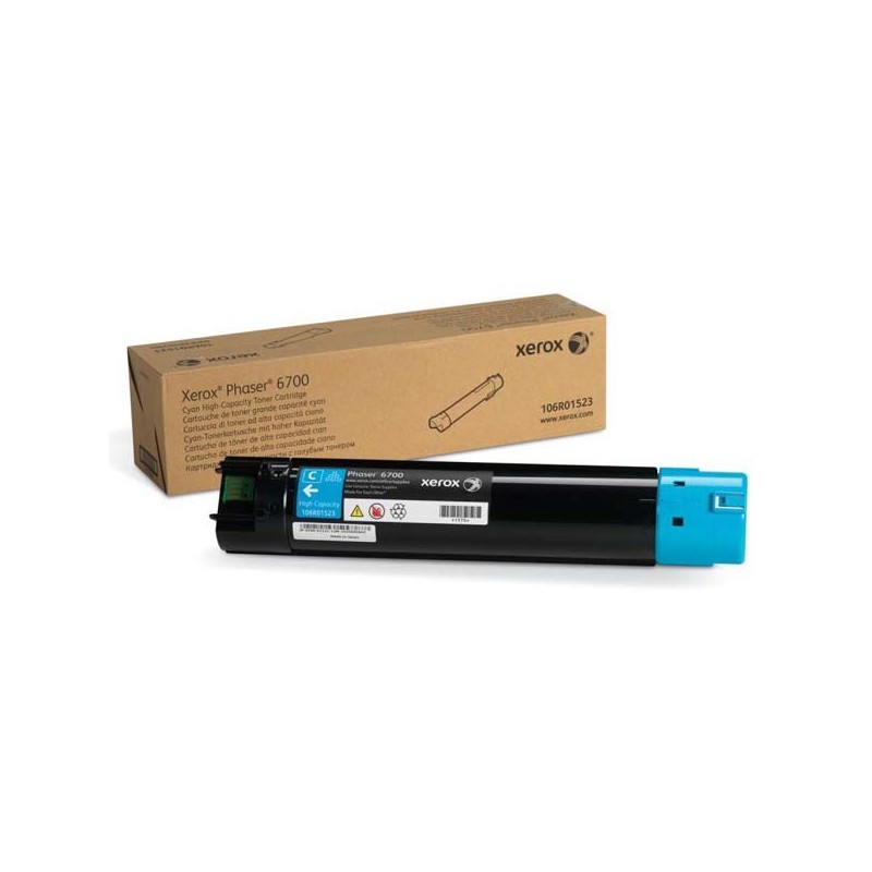 Xerox oryginalny toner 106R01523, cyan, 12000s, Xerox Phaser 6700, O - 1