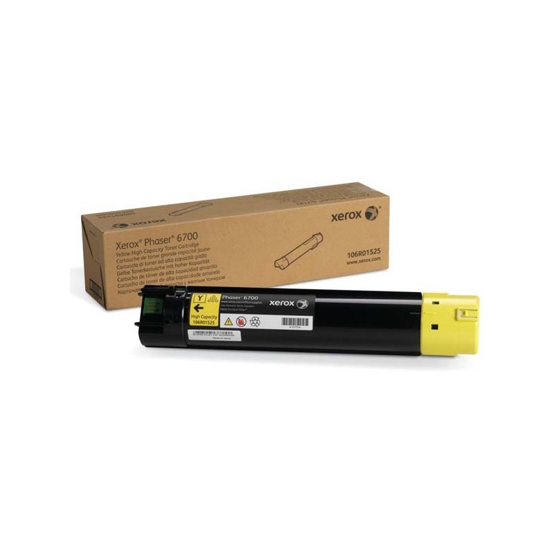 Xerox oryginalny toner 106R01525, yellow, 12000s, Xerox Phaser 6700, O - 1