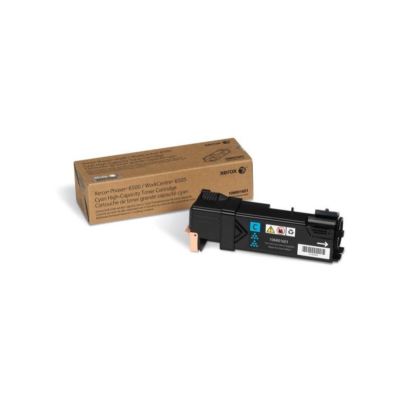 Xerox oryginalny toner 106R01601, cyan, 2500s, Xerox Phaser 6500, 6505, O - 1