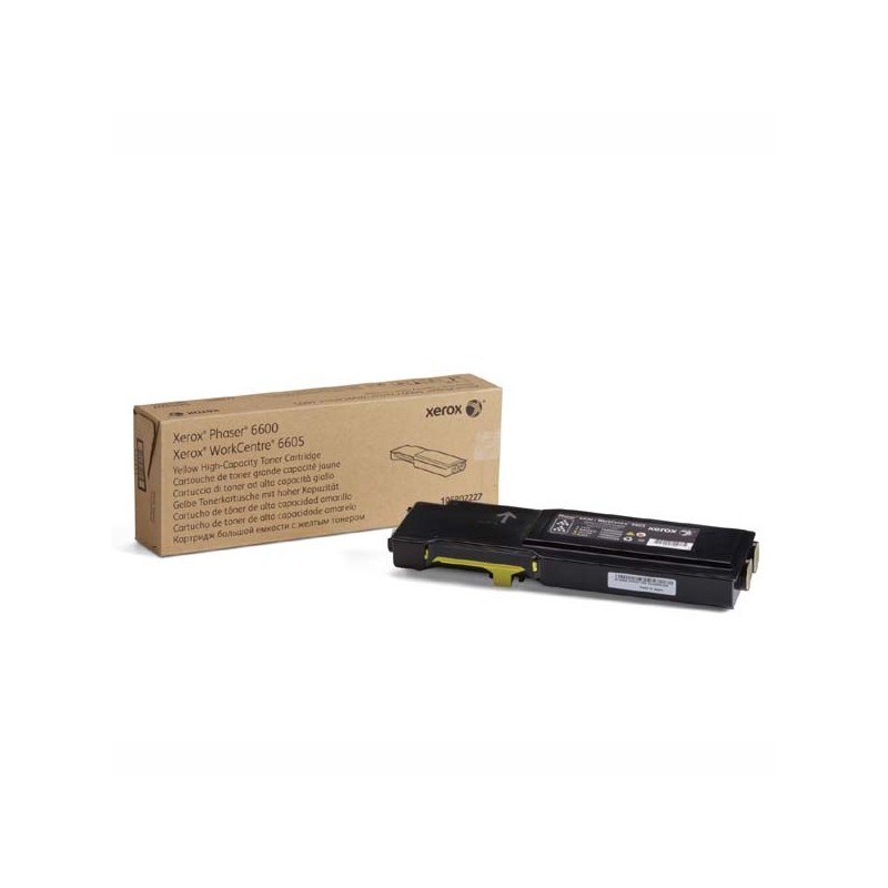 Xerox oryginalny toner 106R02235, yellow, 6000s, Xerox Phaser 6600, WorkCentre 6605, O - 1
