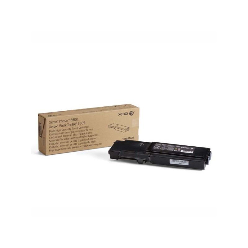 Xerox oryginalny toner 106R02236, black, 8000s, Xerox Phaser 6600, WorkCentre 6605, O - 1