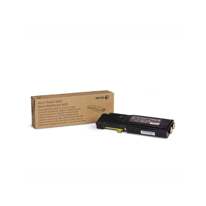Xerox oryginalny toner 106R02251, yellow, 2000s, Xerox Phaser 6600, WorkCentre 6605, O - 1
