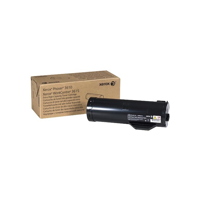 Xerox oryginalny toner 106R02732, black, 25300s, Xerox WorkCentre 3615, Phaser 3610, O - 1