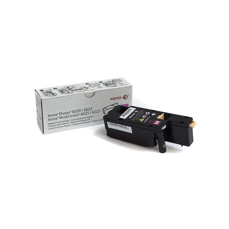 Xerox oryginalny toner 106R02757, magenta, 1000s, dla Europy Zachodniej, Xerox Phaser 6020, 6022, WorkCentre 6025, 6027, O - 1